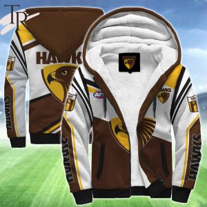 AFL Hawthorn Hawks FC Fleece Hoodie Limited Edition