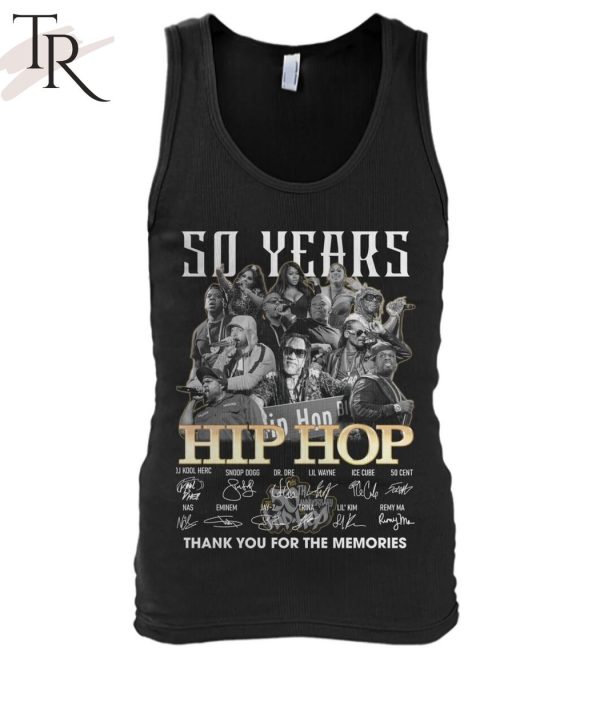 50 Years Of 1973 – 2023 Hip Hop Thank You For The Memories T-Shirt