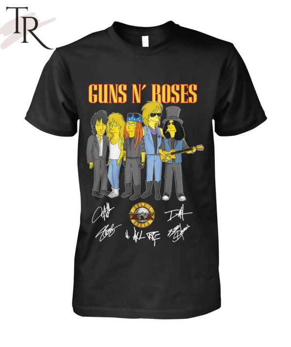 Rock Band Guns N’ Roses Signature T-Shirt