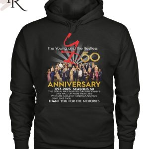 The Young And The Restless 50th Anniversary 1973 – 2023 Thank You For The Memories T-Shirt