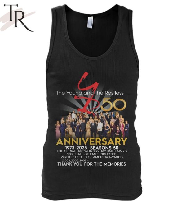 The Young And The Restless 50th Anniversary 1973 – 2023 Thank You For The Memories T-Shirt