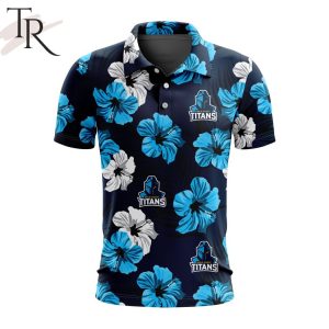 NRL Gold Coast Titans Special Aloha Golf Polo Shirt Design