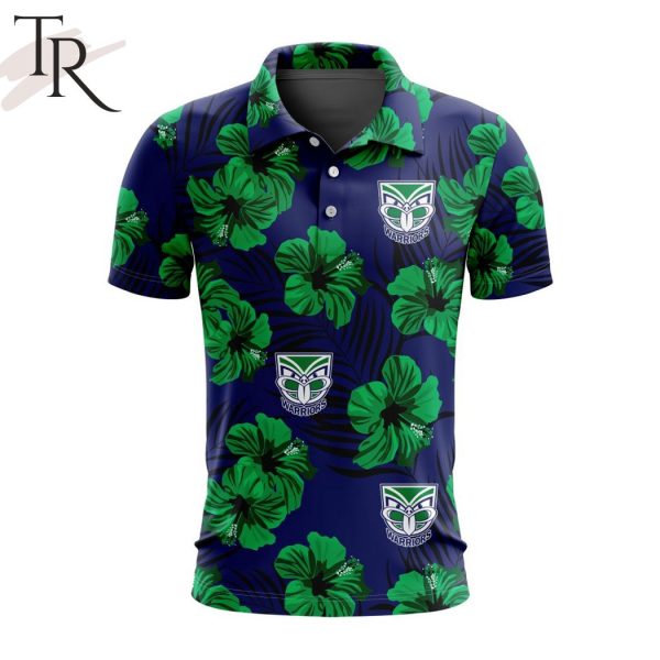 NRL New Zealand Warriors Special Aloha Golf Polo Shirt Design
