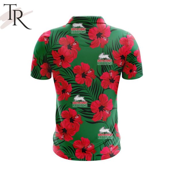 NRL South Sydney Rabbitohs Special Aloha Golf Polo Shirt Design