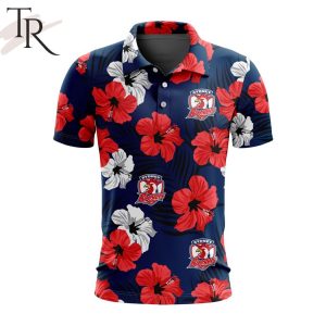NRL Sydney Roosters Special Aloha Golf Polo Shirt Design