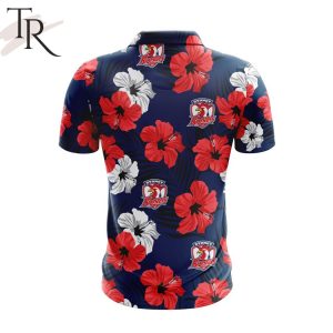 NRL Sydney Roosters Special Aloha Golf Polo Shirt Design