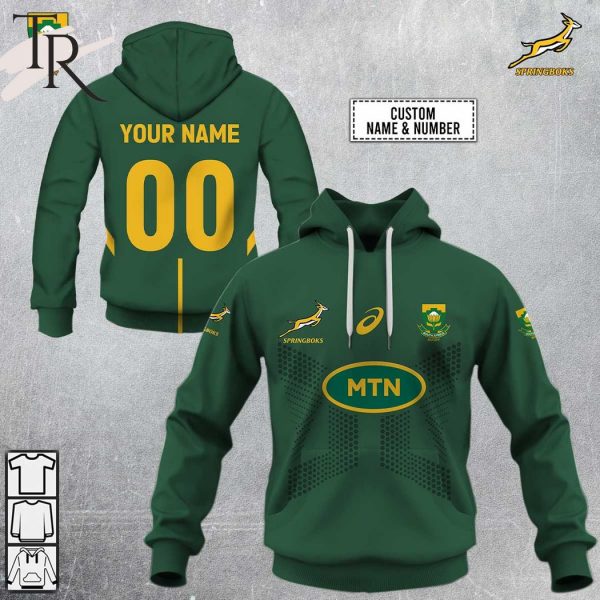 Personalized South African Springboks Hoodie