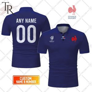 Personalized Rugby World Cup 2023 France Rugby Home Jersey Style Polo Shirt