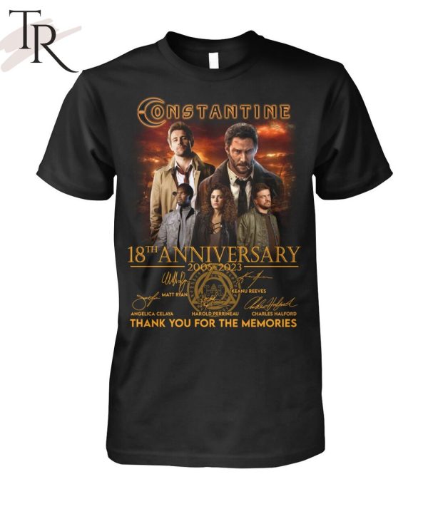 Constantine 18th Anniversary 2005 – 2023 Thank You For The Memories T-Shirt