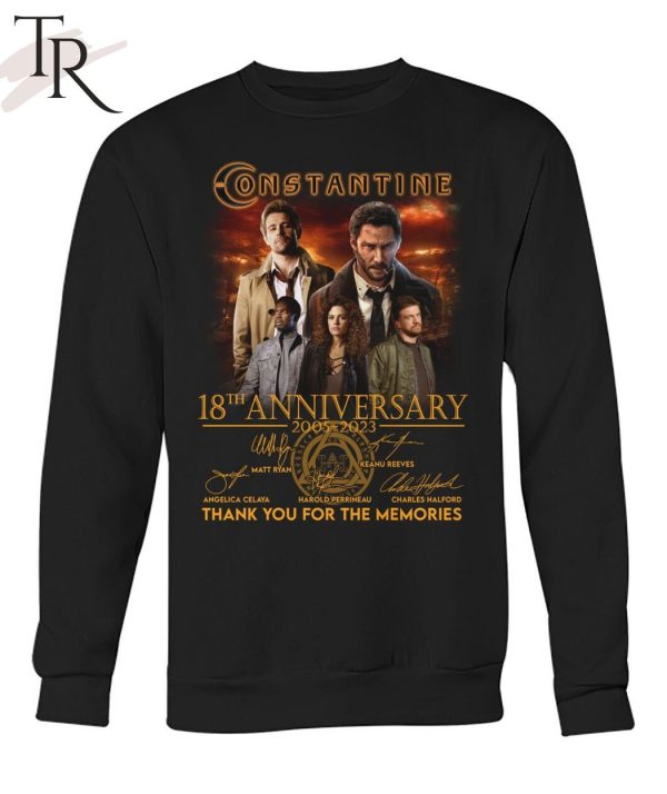 Constantine 18th Anniversary 2005 – 2023 Thank You For The Memories T-Shirt