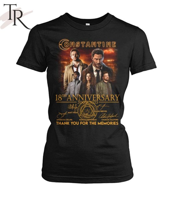 Constantine 18th Anniversary 2005 – 2023 Thank You For The Memories T-Shirt