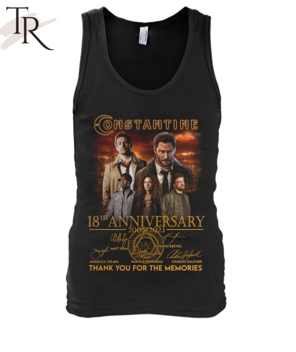 Constantine 18th Anniversary 2005 – 2023 Thank You For The Memories T-Shirt