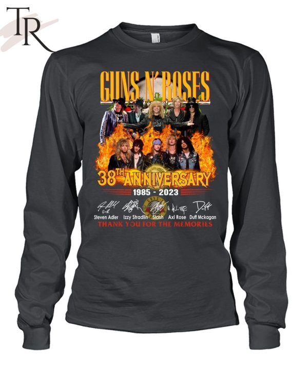 Guns N’ Roses 38th Anniversary 1985 – 2023 Thank You For The Memories Unisex T-Shirt