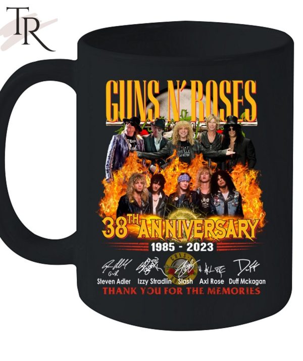 Guns N’ Roses 38th Anniversary 1985 – 2023 Thank You For The Memories Unisex T-Shirt