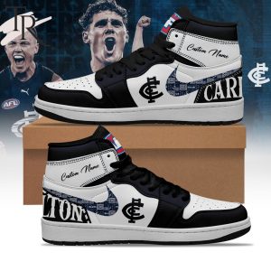 AFL Carlton Football Club Personalize Sneakers Air Jordan 1, Hightop