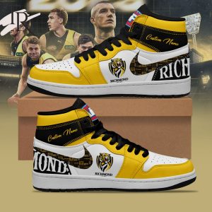 AFL Richmond Tigers Personalize Sneakers Air Jordan 1, Hightop