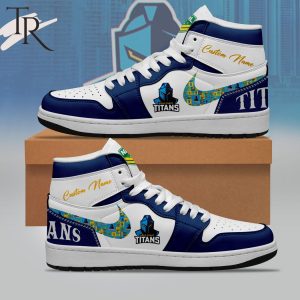 NRL Gold Coast Titans Personalize Sneakers Air Jordan 1, Hightop
