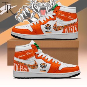 NRL Wests Tigers Personalize Sneakers Air Jordan 1, Hightop