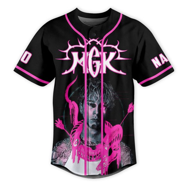 Customize Your Name And Number MGK Baseball Jersey