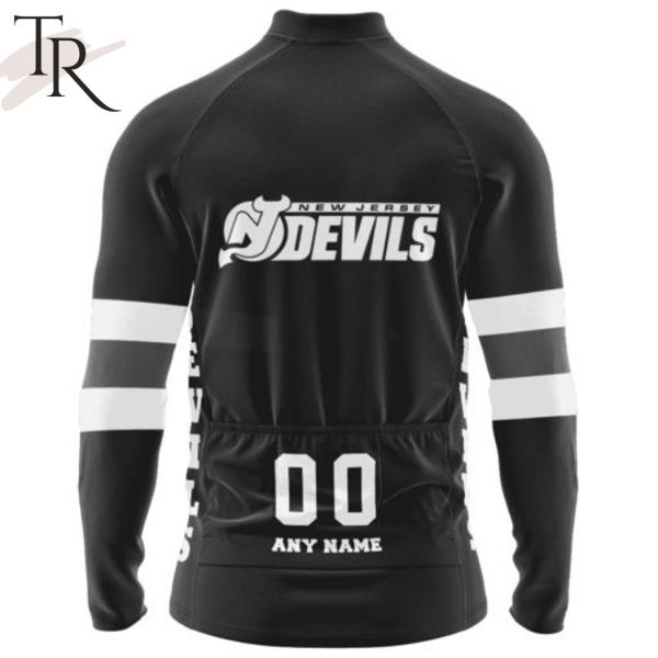 NHL New Jersey Devils Mono Cycling Jersey