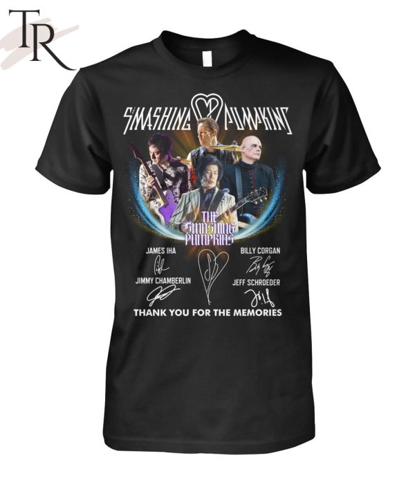 The Smashing Pumpkins Signature Thank You For The Memories T-Shirt