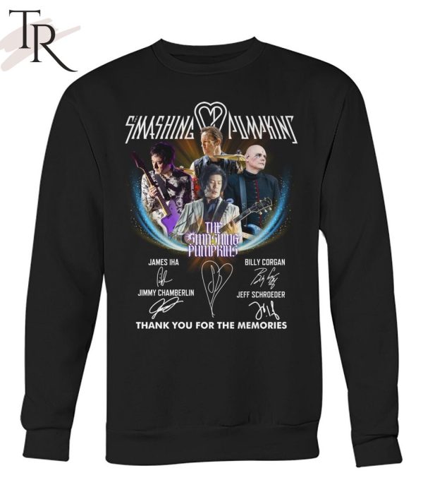 The Smashing Pumpkins Signature Thank You For The Memories T-Shirt