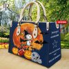 Denver Broncos NFL Snoopy Halloween Women Leather Hand Bag