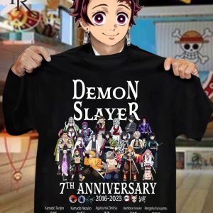 Demon Slayer 7th Anniversary 2016 – 2023 Thank You For The Memories T-Shirt