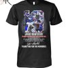 Jose Bautista August 12, 2023 Toronto Blue Jays Thank You For The Memories T-Shirt