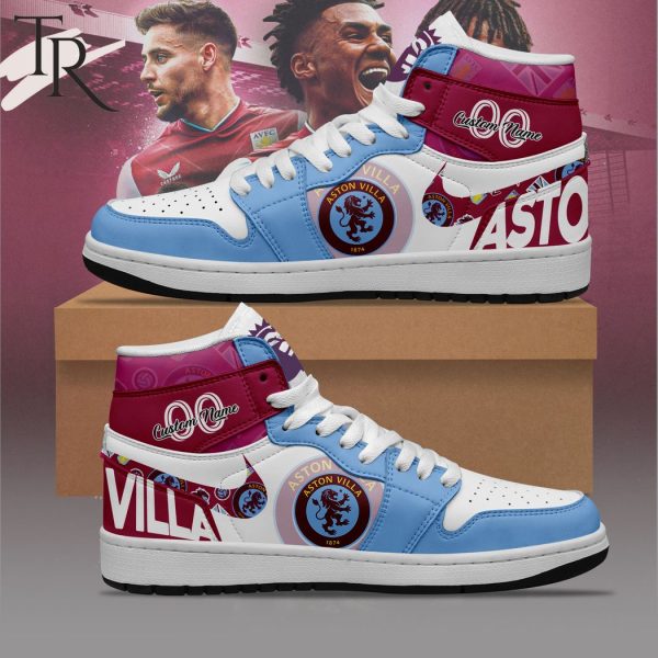 Aston Villa – Premier League 2324 Personalized Air Jordan 1, Hightop