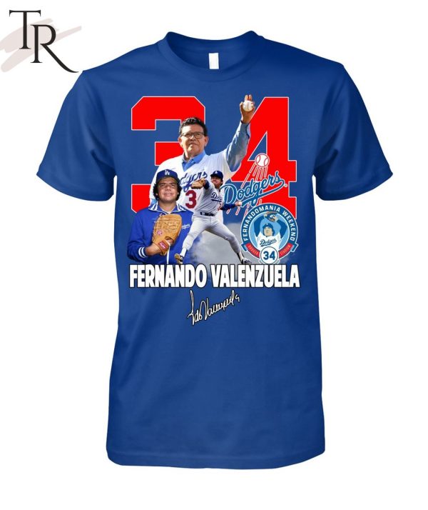 Fernando Valenzuela – Fernandomania Weekend Signature Unisex T-Shirt