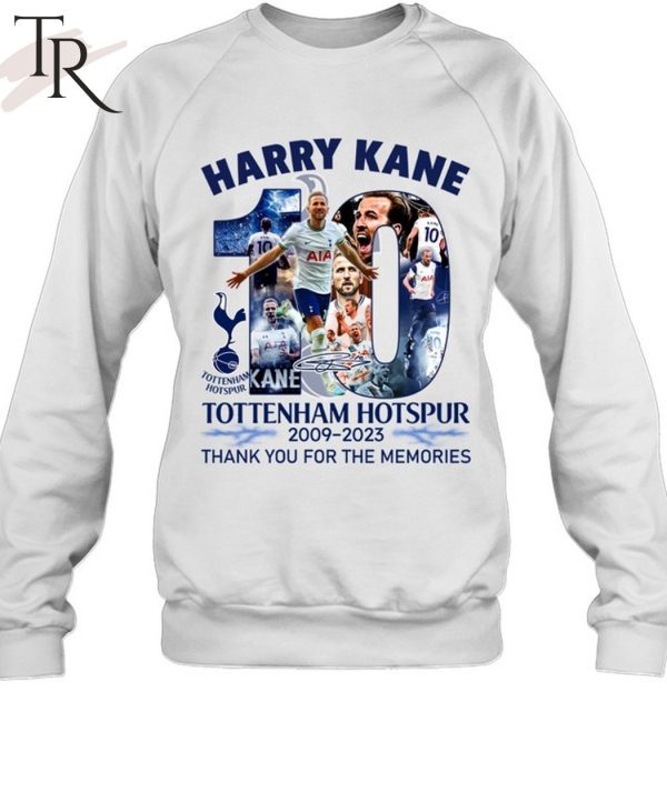 Harry Kane Tottenham Hotspur 2009 – 2023 Thank You For The Memories T-Shirt