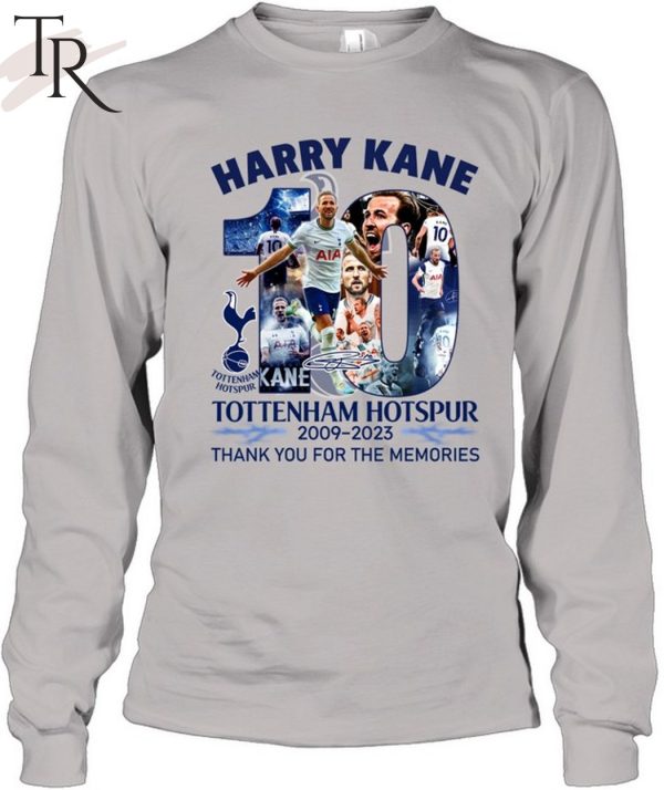 Harry Kane Tottenham Hotspur 2009 – 2023 Thank You For The Memories T-Shirt