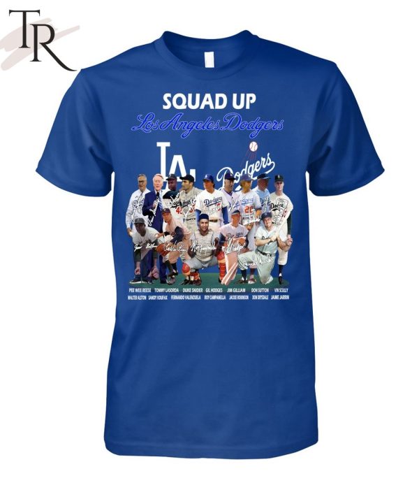 Squad Up Los Angeles Dodgers Signature Unisex T-Shirt