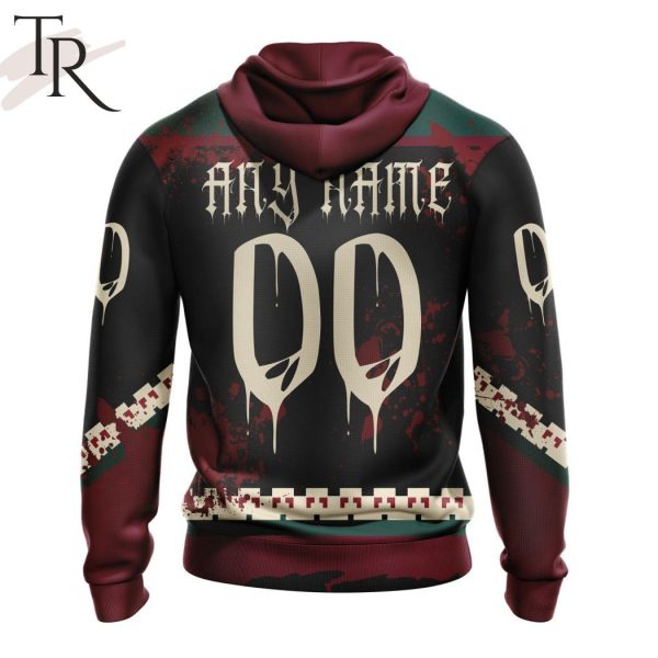 NHL Arizona Coyotes Specialized Design Jersey With Your Ribs For Halloween Hoodie