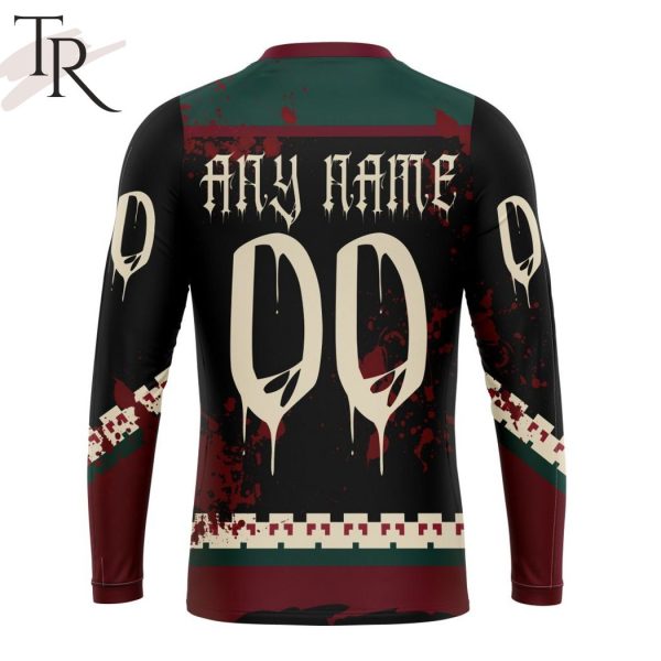 NHL Arizona Coyotes Specialized Design Jersey With Your Ribs For Halloween Hoodie