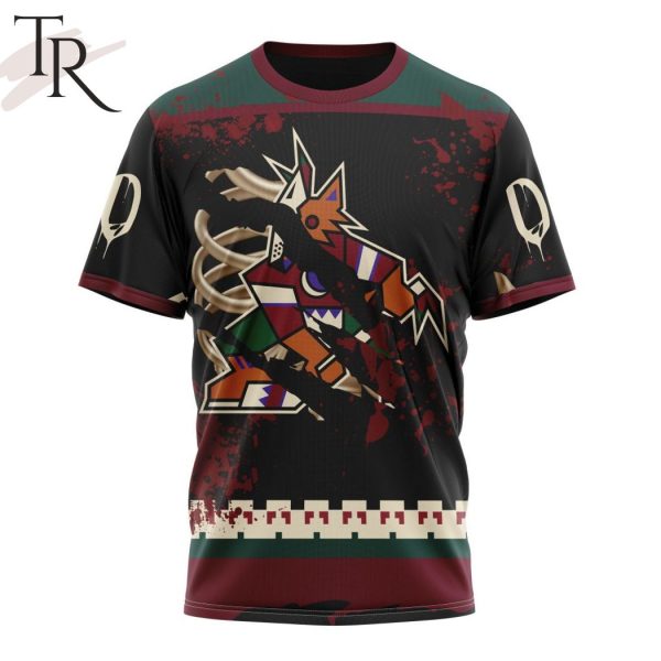 NHL Arizona Coyotes Specialized Design Jersey With Your Ribs For Halloween Hoodie