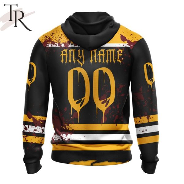 NHL Boston Bruins Specialized Design Jersey With Your Ribs For Halloween Hoodie