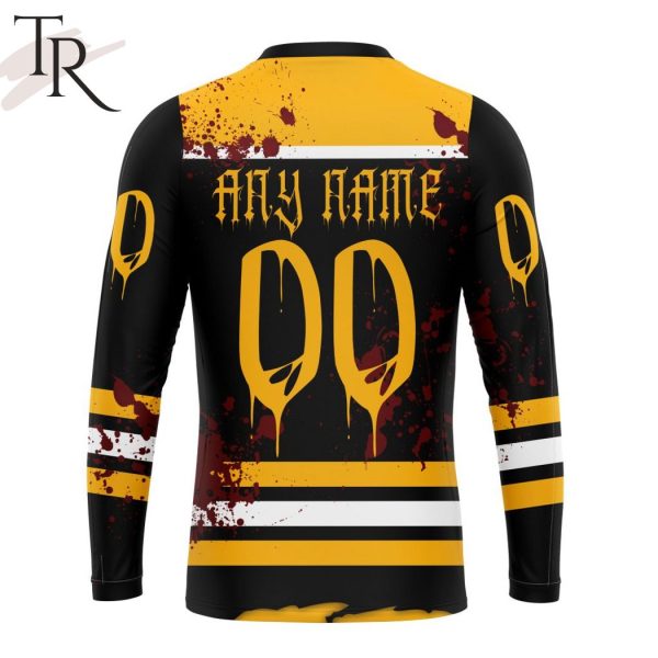 NHL Boston Bruins Specialized Design Jersey With Your Ribs For Halloween Hoodie