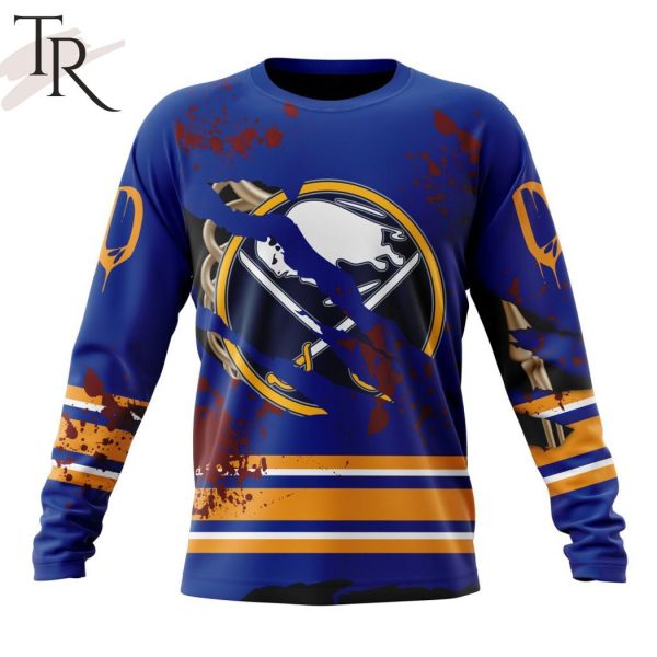 NHL Buffalo Sabres Specialized Design Jersey With Your Ribs For Halloween Hoodie