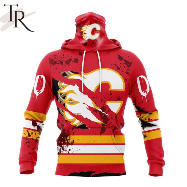 NHL Calgary Flames Specialized Design Jersey With Your Ribs For Halloween Hoodie