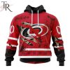 NHL Calgary Flames Specialized Design Jersey With Your Ribs For Halloween Hoodie