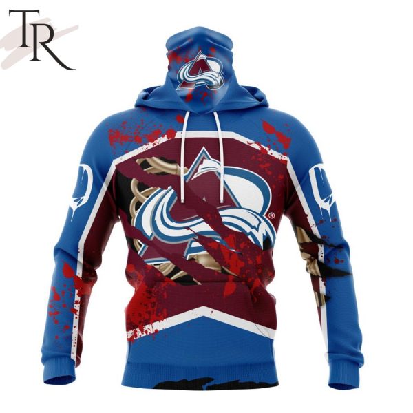 NHL Colorado Avalanche Specialized Design Jersey With Your Ribs For Halloween Hoodie