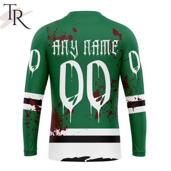 NHL Dallas Stars Specialized Design Jersey With Your Ribs For Halloween Hoodie