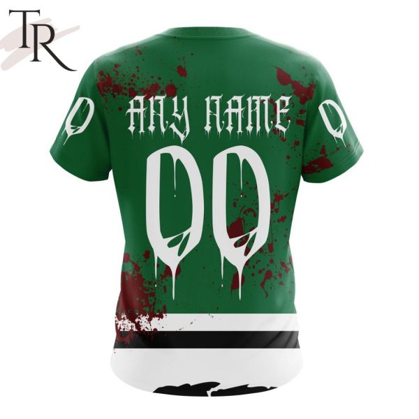 NHL Dallas Stars Specialized Design Jersey With Your Ribs For Halloween Hoodie