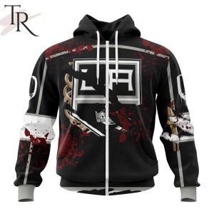 NHL Los Angeles Kings Specialized Design Jersey With Your Ribs For Halloween Hoodie