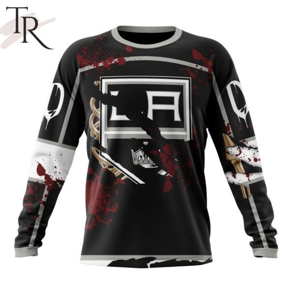 NHL Los Angeles Kings Specialized Design Jersey With Your Ribs For Halloween Hoodie