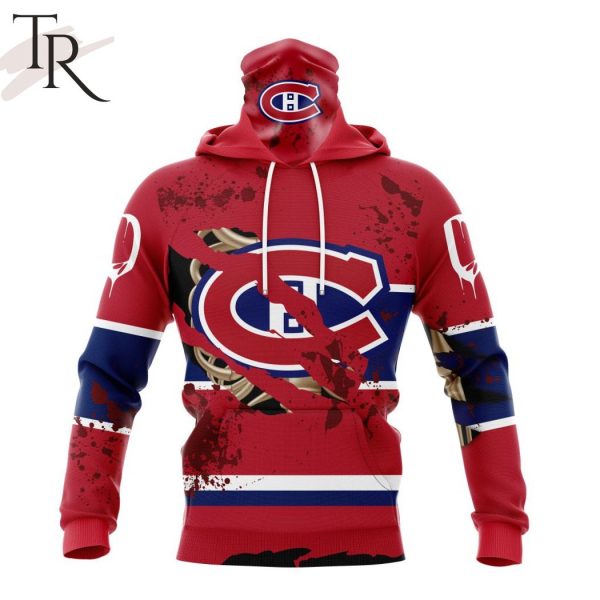 NHL Montreal Canadiens Specialized Design Jersey With Your Ribs For Halloween Hoodie