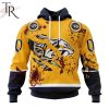 NHL New Jersey Devils Specialized Design Jersey With Your Ribs For Halloween Hoodie