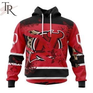 NHL New Jersey Devils Specialized Design Jersey With Your Ribs For Halloween Hoodie